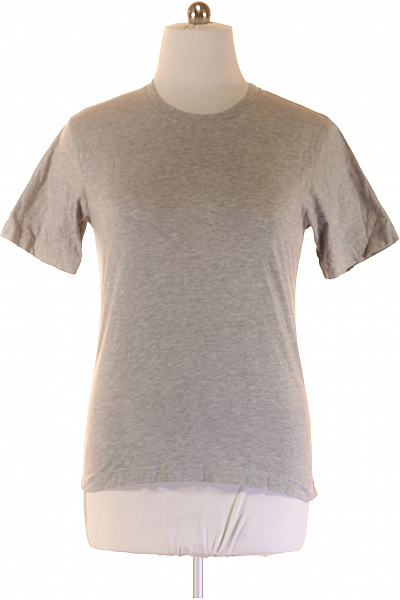 Jednoduché Dámské Tričko Šedé Second hand Vel. L | LAWRENCE GREY | obrázek 2