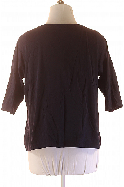 Jednoduché Dámské Tričko Modré Tchibo Vel. 52/54 | Tchibo | obrázek 3