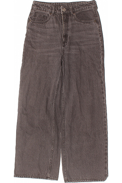 Monki Dámské Džíny Šedé Second Hand Vel. 24