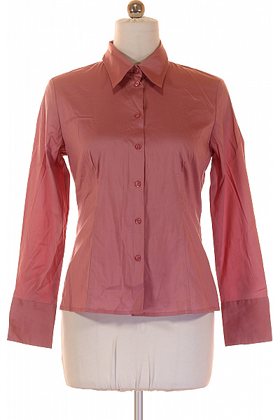s.OLIVER Dámská růžová košile s dlouhým rukávem vypasovaná elegantní Vel. 38 | s.OLIVER | obrázek 2