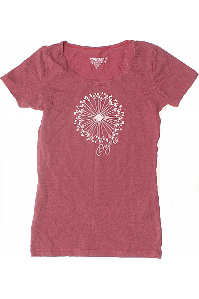 Dámské Tričko Růžové Second Hand Vel. S