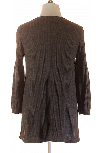 MANGO  Šaty Pletené Šedé Second hand Vel. L | MANGO | obrázek 2