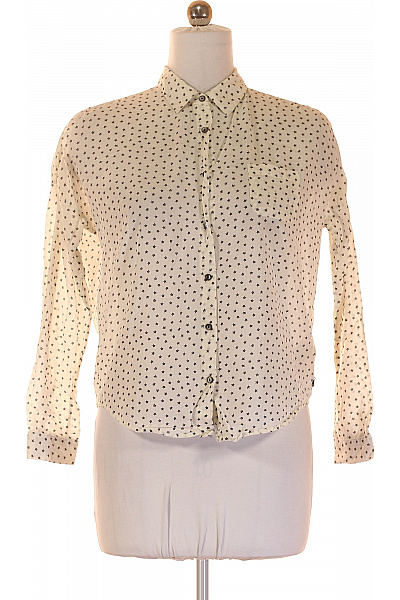 Scotch & Soda Dámská košile dlouhý rukáv krémová s potiskem hvězdy ležérní vzorovaná Vel. XXL | Scotch & Soda | obrázek 2