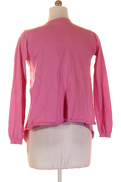 Dámský růžový lehký volný kardigan bez zapínání Vel. XL | Unimoda | obrázek 3