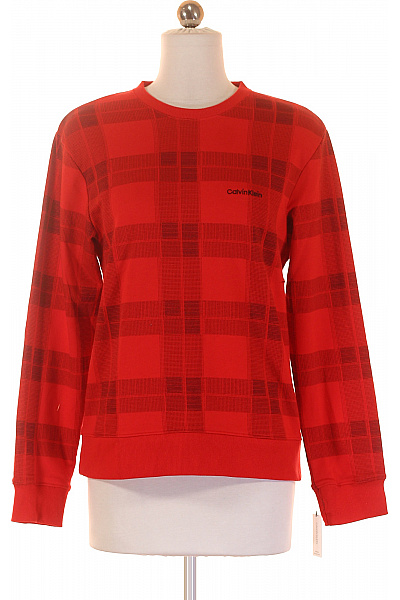 Calvin Klein Dámská Mikina Červená Vel. XS