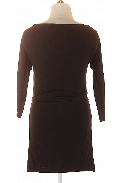Tričkové  Šaty Černé Vel. XL | Unimoda | obrázek 3