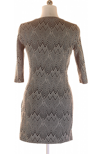 MANGO Šaty Černobílé Second hand Vel. M | MANGO | obrázek 2