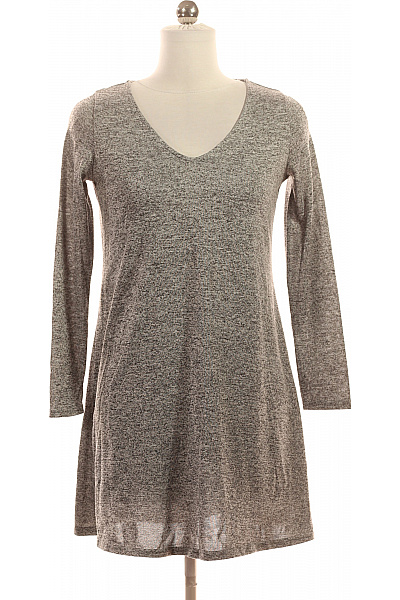 MANGO  Šaty Pletené Šedé Second hand Vel. XS | MANGO | obrázek 2