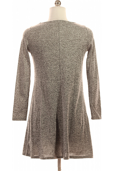 MANGO  Šaty Pletené Šedé Second hand Vel. XS | MANGO | obrázek 3