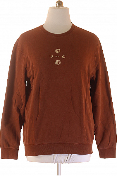 Pánská Mikina Hnědá RVCA Vel. M | RVCA | obrázek 2