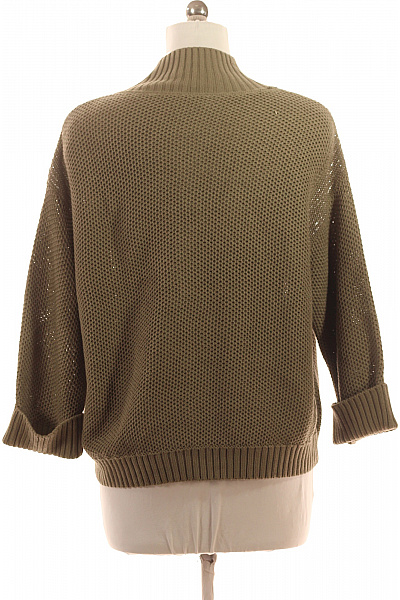 Dámský Svetr Zelený Monari Second hand Vel. 34 | monari | obrázek 2