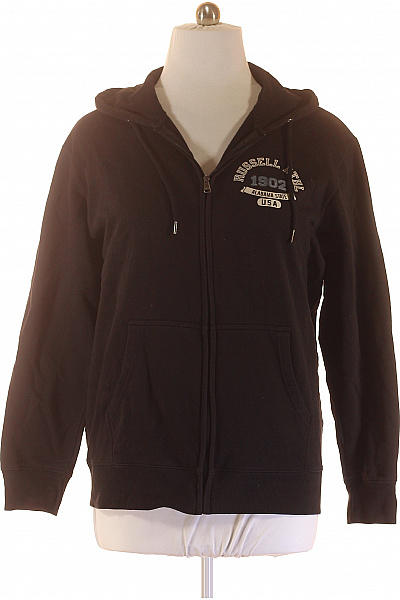 Pánská Mikina Na Zip Černá RUSSELL COLLECTION Vel. XXL | RUSSELL COLLECTION | obrázek 2