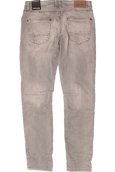 Pánské Rovné Džíny Šedé Vel. 34/32 | Sublevel | obrázek 2