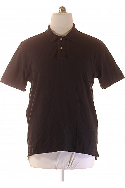 Woolrich Pánské Tričko s Límečkem Černé Second hand Vel. XL | Woolrich | obrázek 2