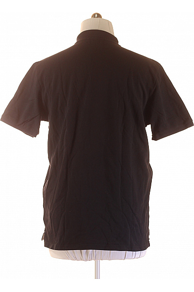 Woolrich Pánské Tričko s Límečkem Černé Second hand Vel. XL | Woolrich | obrázek 3