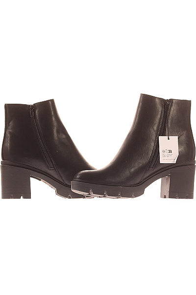 Dámské Kotníkové Boty Černé Vel. 39 | Unimoda | obrázek 5