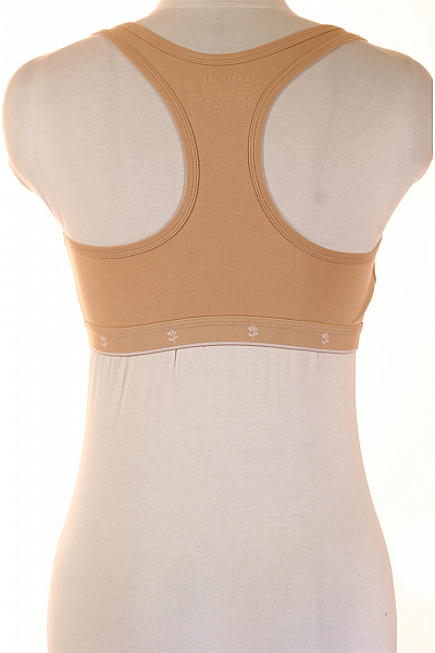 Seidensticker Dámská bavlněná sportovní podprsenka béžová s květy Vel. M | Seidensticker | obrázek 3