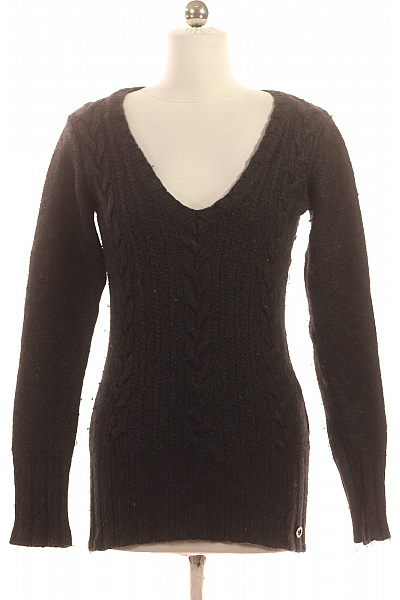 Dámský Pulovr Vlněný Černý BENCH. Vel. S