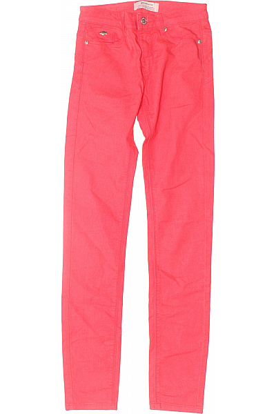 STRADIVARIUS Boyfriend Dámské Džíny Červené Vel. 32