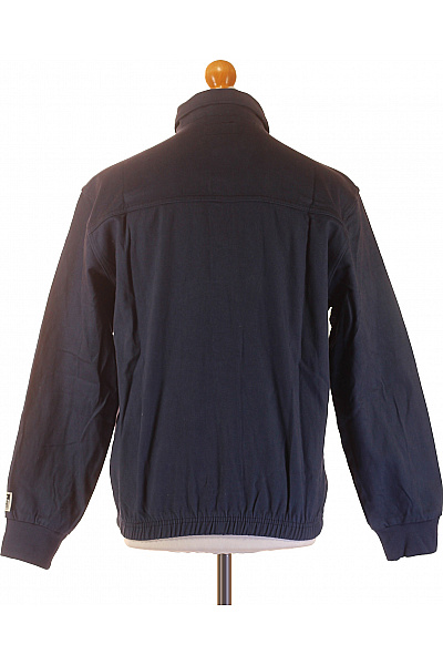 CONVERSE pánská bavlněná jarní bunda modrá bomber styl se zipem Vel. XL | CONVERSE | obrázek 3