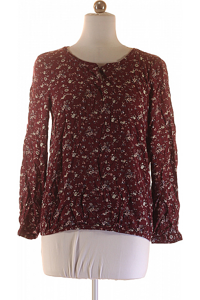 S.OLIVER Dámské Tričko s Potiskem Vínová Vel. 38 | s.OLIVER | obrázek 2