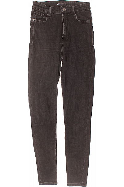 ZARA Dámské Džíny Černé Vel. 38