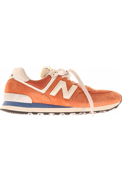 New Balance Pánské Tenisky Boty 574 Oranžové Second Hand Vel.  44 Vel.  44