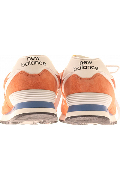 New Balance Pánské Tenisky Boty 574 Oranžové Second hand Vel.  44 Vel.  44 | New Balance | obrázek 4