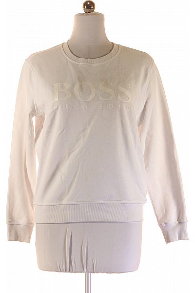 Hugo Boss Dámská Mikina Bílá Vel. M