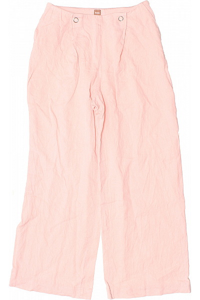 Dámské Kalhoty Letní Lněné Růžové Hugo Boss Vel. 40 | Hugo Boss | obrázek 2
