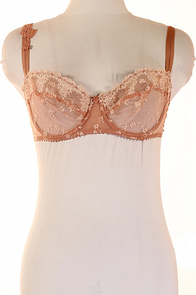 Passionata Dámská krajková průsvitná podprsenka s ozdobami béžová Velikost 75d | Passionata | obrázek 2