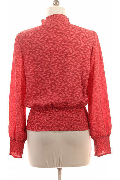 Vzorovaná  Halenka Červená Second hand Vel. 42 | FISHERFIELD | obrázek 3