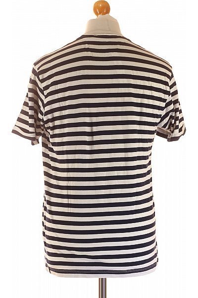 BOMBOOGIE Pánské Tričko s Potiskem Modré Second hand Vel. M | BOMBOOGIE | obrázek 3