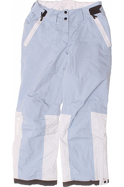 ADIDAS Dámské Lyžařské Kalhoty Modré Second Hand Vel. 38