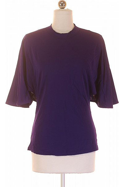 Jednoduché Dámské Tričko Fialové Riani Second Hand
