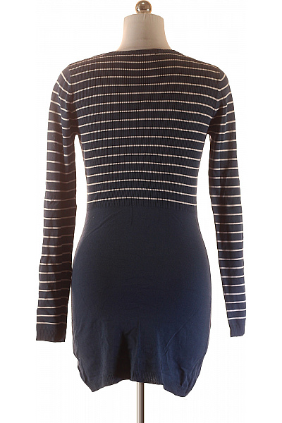  Šaty Pletené Modré Vel. M | missy | obrázek 3