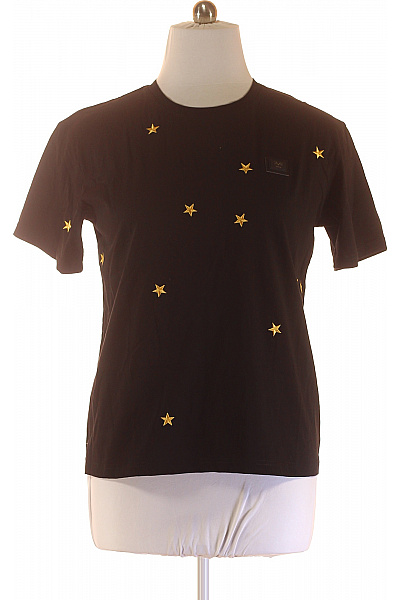 VERSACE Pánské Tričko s Potiskem Černé Second hand Vel. XXL | VERSACE | obrázek 2