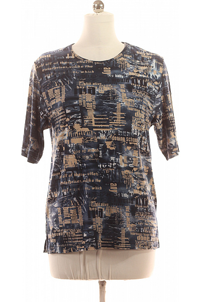 Dámské Tričko s Potiskem Modré Vel. M | Unimoda | obrázek 2