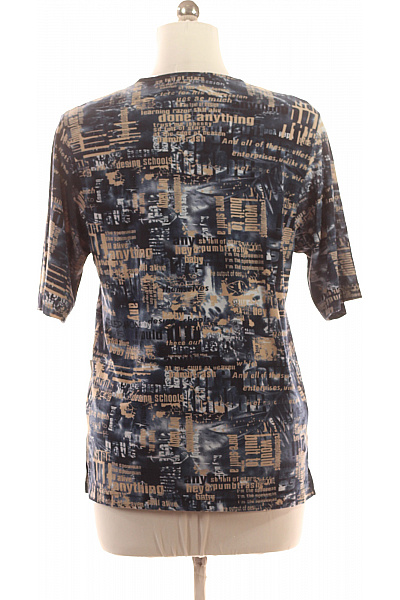 Dámské Tričko s Potiskem Modré Vel. M | Unimoda | obrázek 3