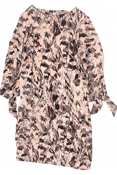 HM  Letní šaty s dlouhým rukávem a potiskem Vel. 32 | HM  | obrázek 2