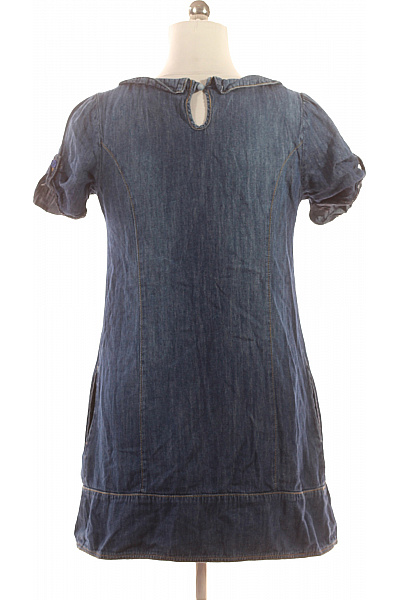 Džínové  Šaty Modré | Unimoda | obrázek 3