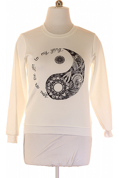 Dámská Mikina Bílá Vel. L | Unimoda | obrázek 2