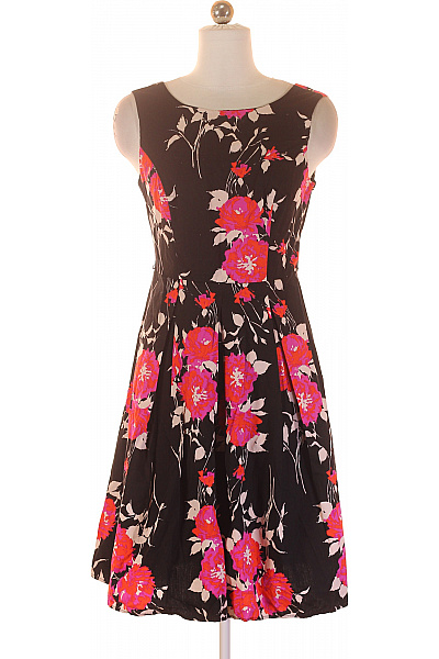 F&F  Šaty s Květinovým Potiskem Barevné Second hand Vel. 36 | F&F | obrázek 2