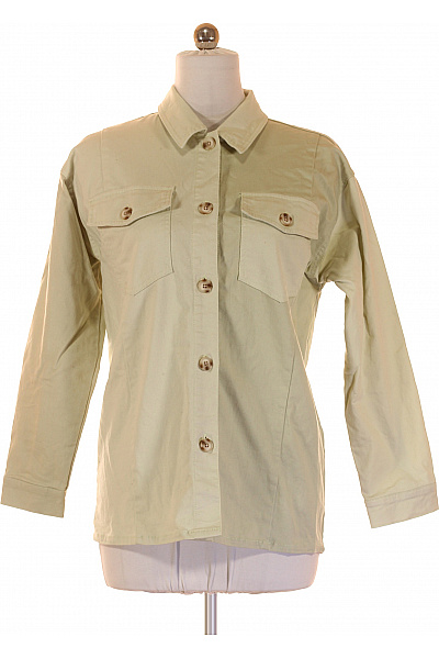 s.OLIVER Dámská světle béžová košile s dlouhým rukávem a náprsními kapsami Velikost s | s.OLIVER | obrázek 2