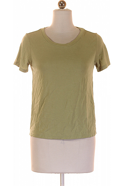 Monki Jednoduché Dámské Tričko Zelené Vel. XS | Monki | obrázek 2