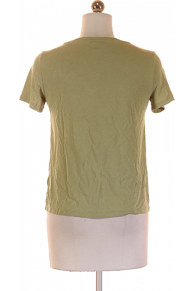 Monki Jednoduché Dámské Tričko Zelené Vel. XS | Monki | obrázek 3