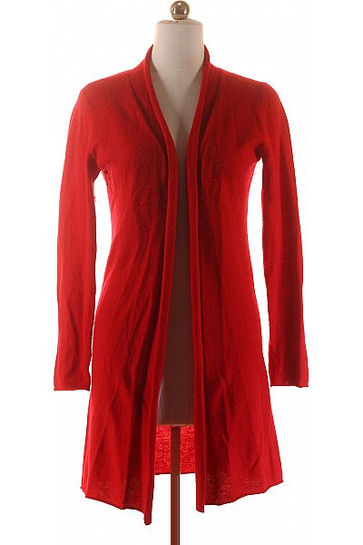 Dámský Svetr Kašmírový Červený Vel. L