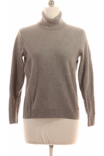 BRAX Dámský šedý vzorovaný pletený rolák Velikost 52 | BRAX | obrázek 2