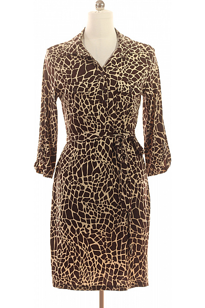 Páskové  Šaty Hnědé | studio | obrázek 2