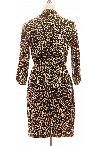 Páskové  Šaty Hnědé | studio | obrázek 3